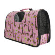 Τσάντα Μεταφοράς Αδιάβροχη Ροζ με Ζωάκια 43X22X27